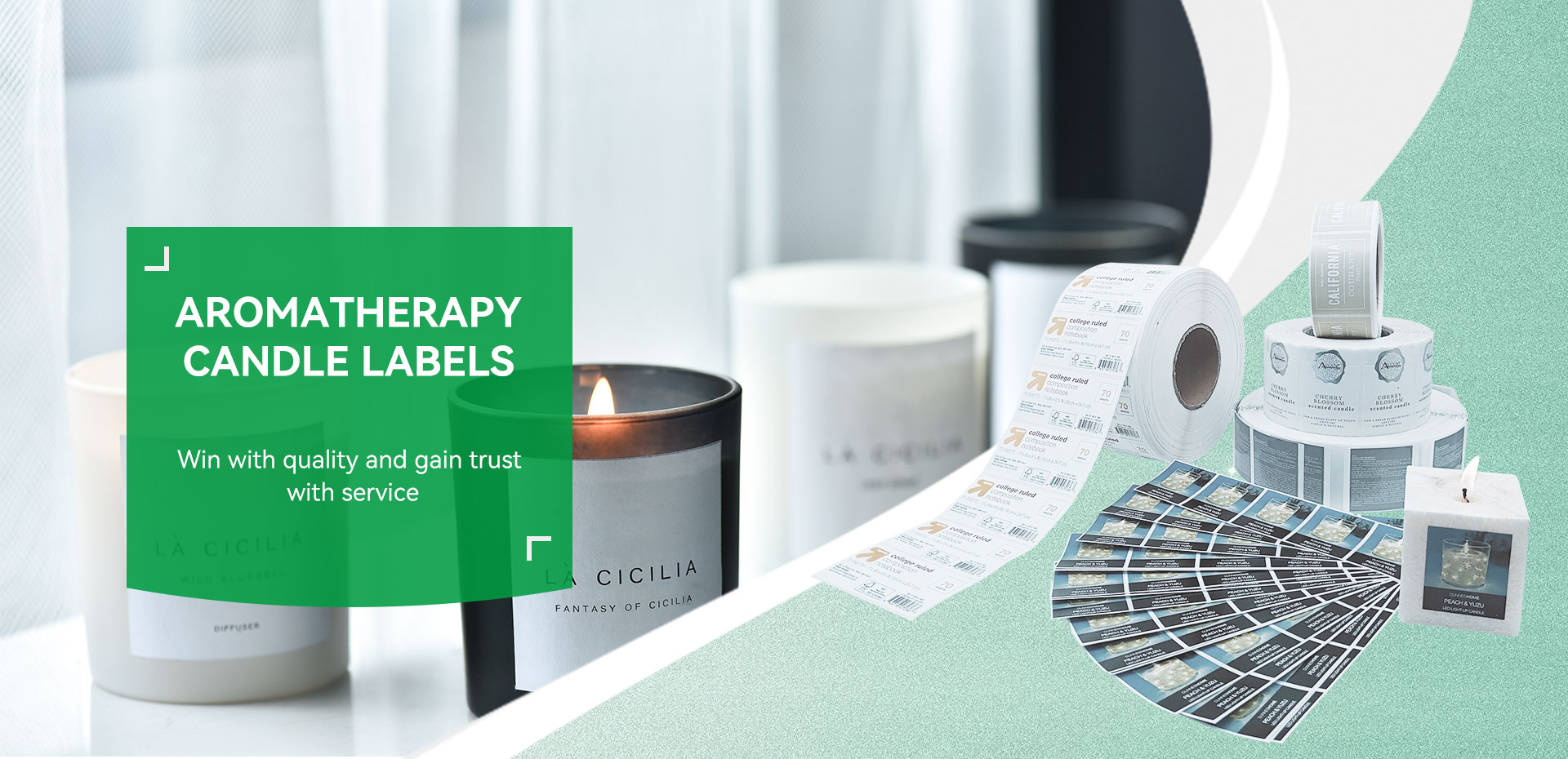 Aromaterapie Candle Multi-vrstvová značka