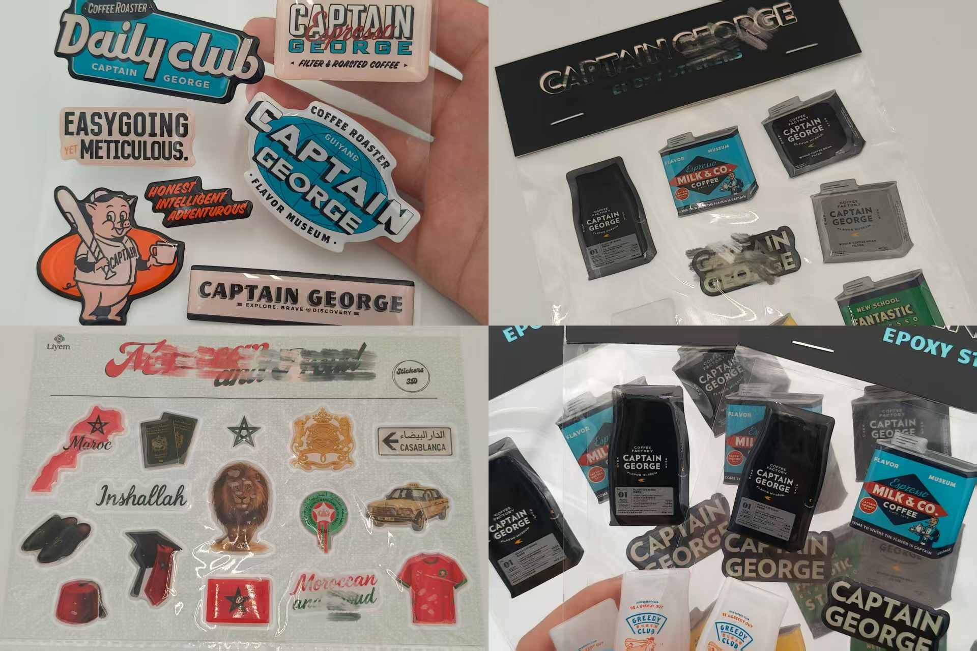 Přizpůsobené epoxidové samolepky JoJo Pack