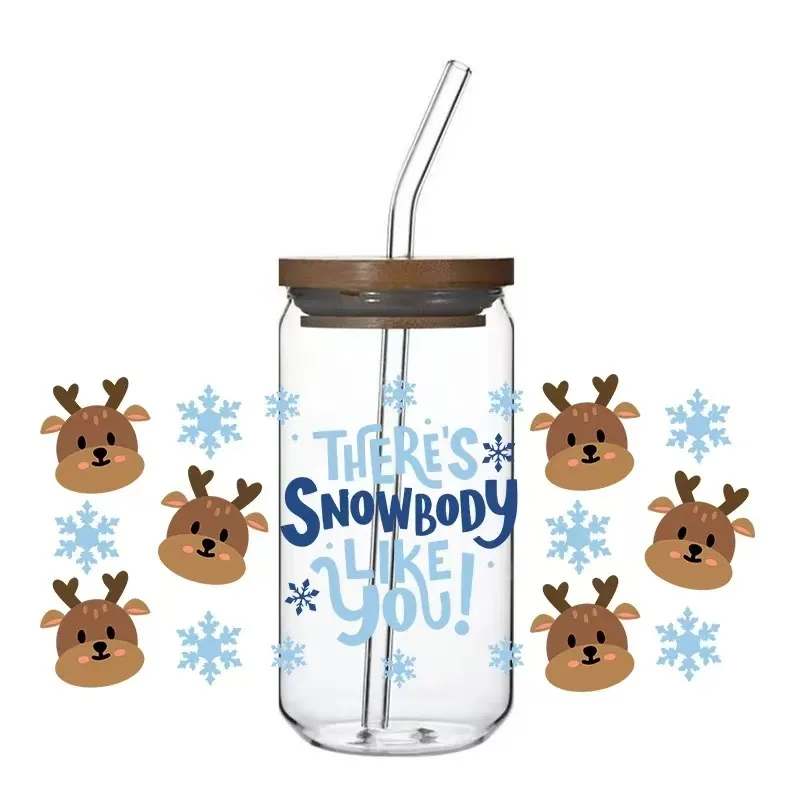 Jaké jsou poznámky k použití nálepek na přenos skleněných pohárů o objemu 16 oz?