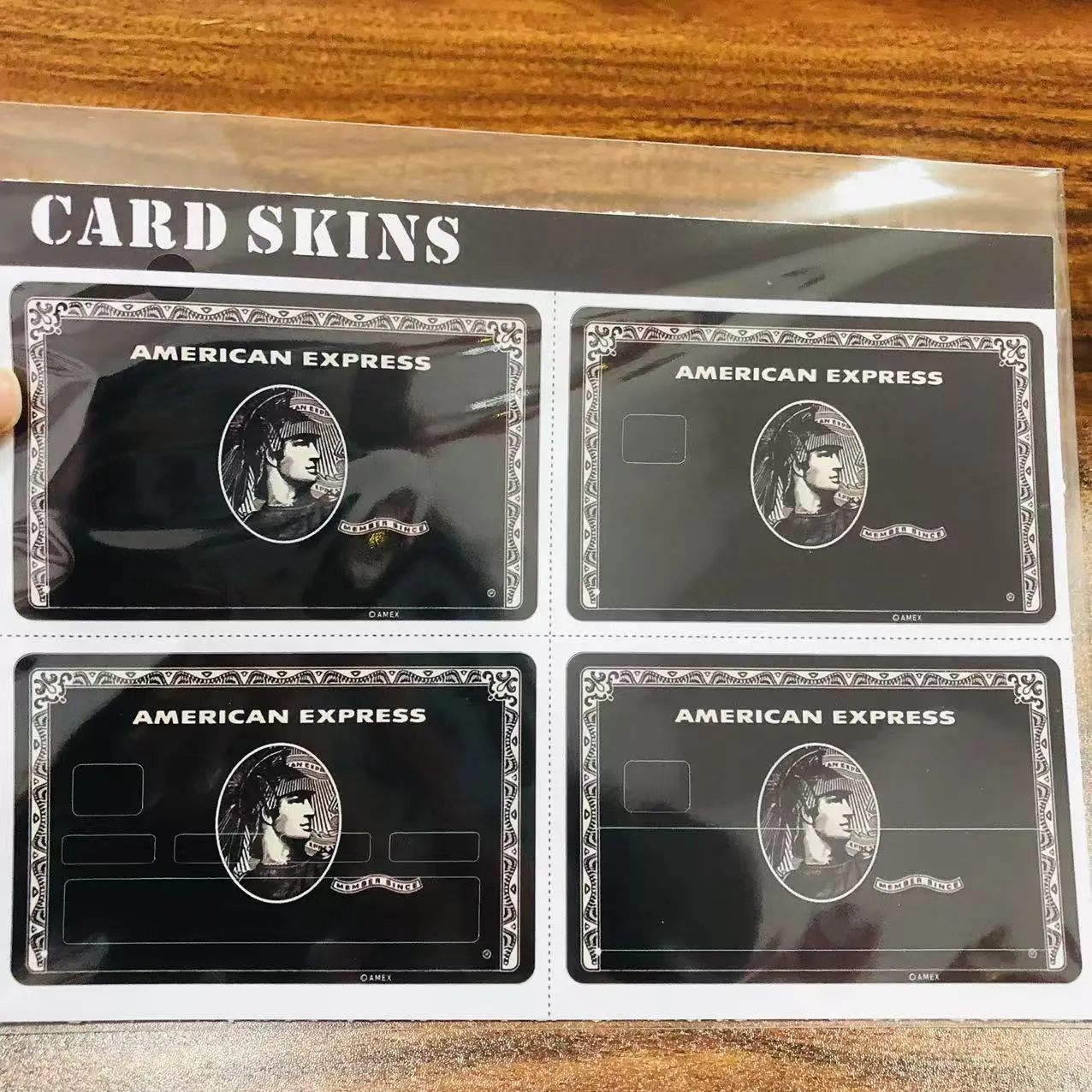 Zde najdete požadované nálepky na kreditní karty