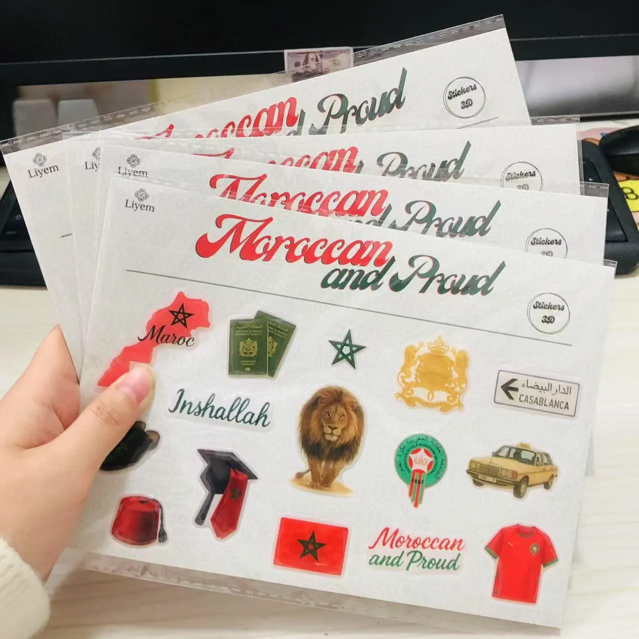 Nálepky z epoxidové pryskyřice