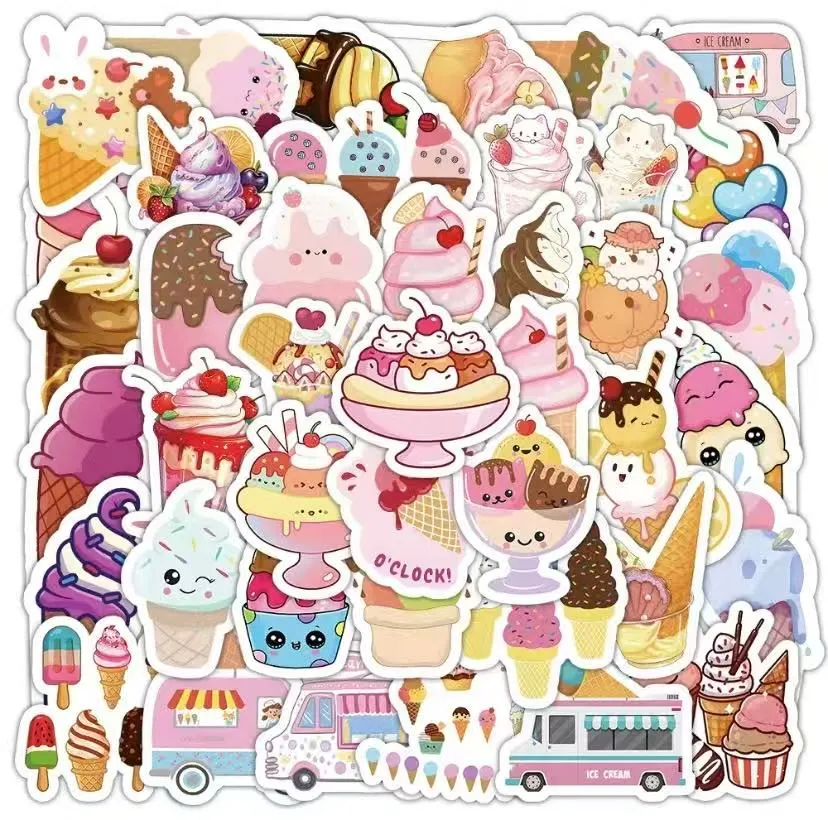 Zmrzlinové samolepky