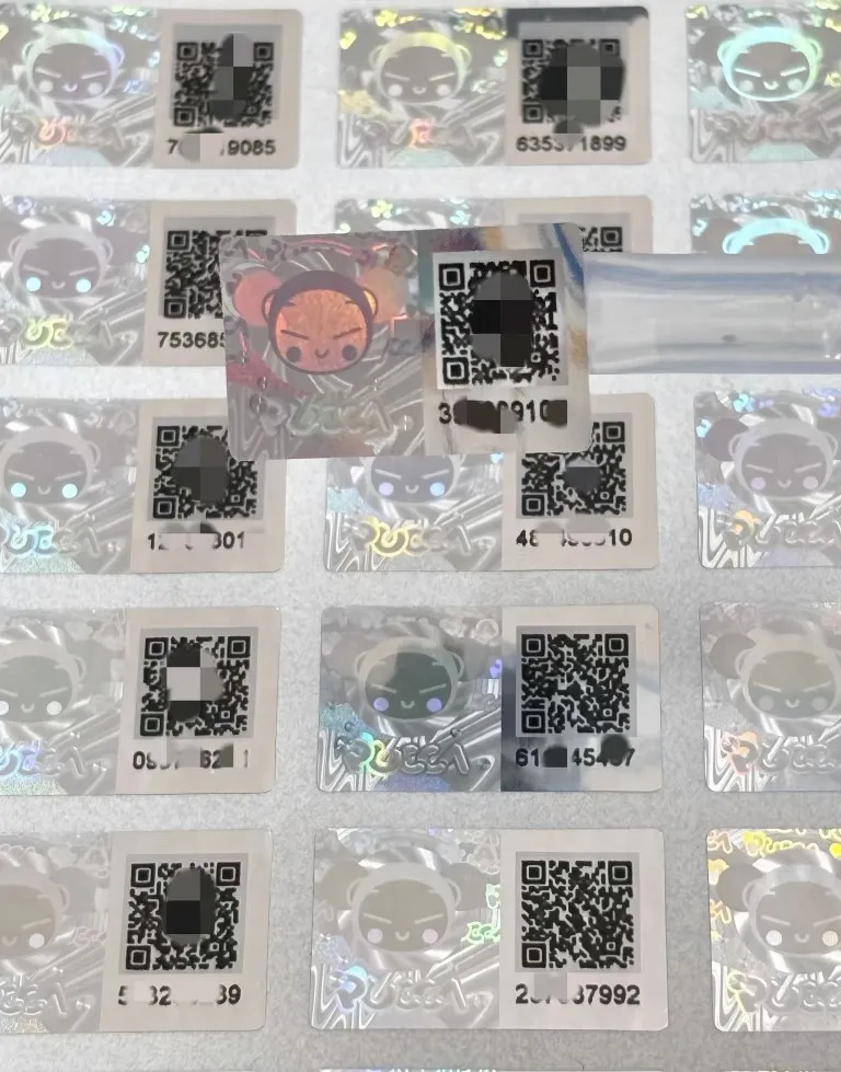 Kód QR Anti-Counterfeiting štítků