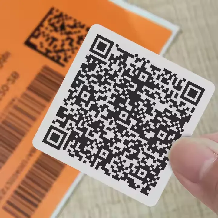 Qr kódový štítek